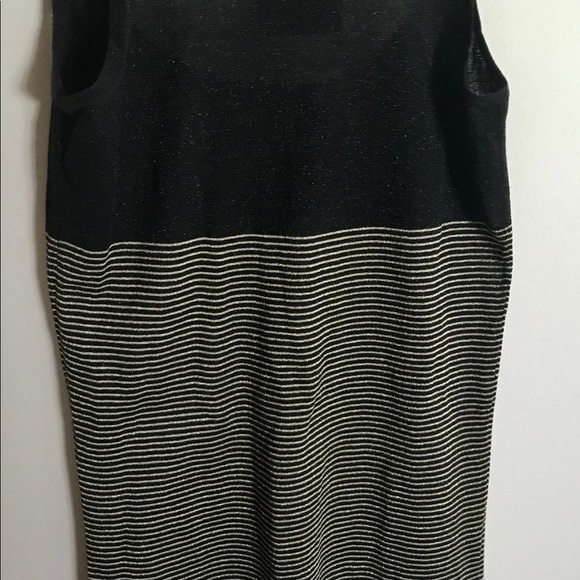 Authentic, Vintage D&G BLK/Tan Gold Sheer Tank - Picture 4 of 4